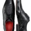 Chaussures Oxford Melvin Hamilton cuir main homme noir-5