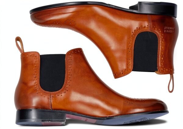 Bottes femme Melvin Hamilton cuir main étroit marron-4