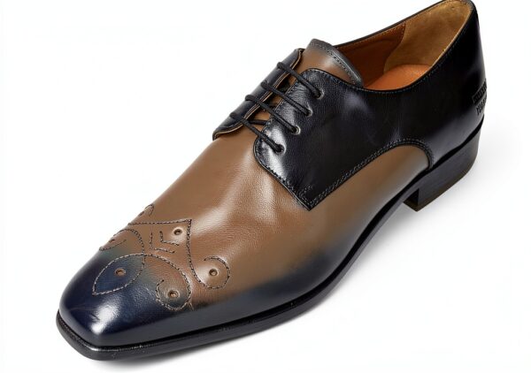 Chaussures Oxford Melvin Hamilton cuir veau pointu homme-4