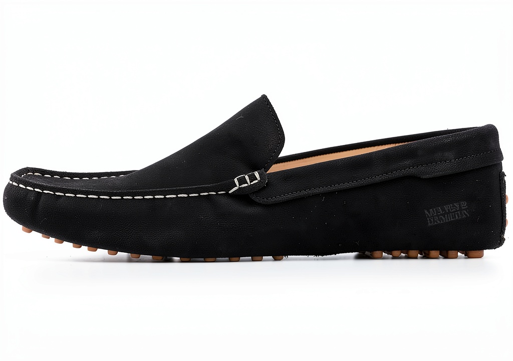 Chaussures Melvin Hamilton en cuir noir sur fond neutre