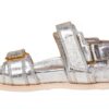 Chaussures femme Melvin Hamilton cuir main argenté marron-2