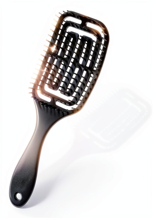 Brosse démêlante Oderra ergonomique cheveux secs mouillés