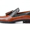 Chaussures Melvin Hamilton cuir main homme gris marron-2
