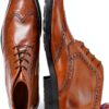 Chaussures Melvin Hamilton cuir main homme noir marron-5