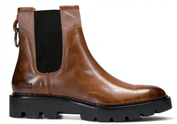 Bottes femme Melvin Hamilton cuir main semelle plateforme-1