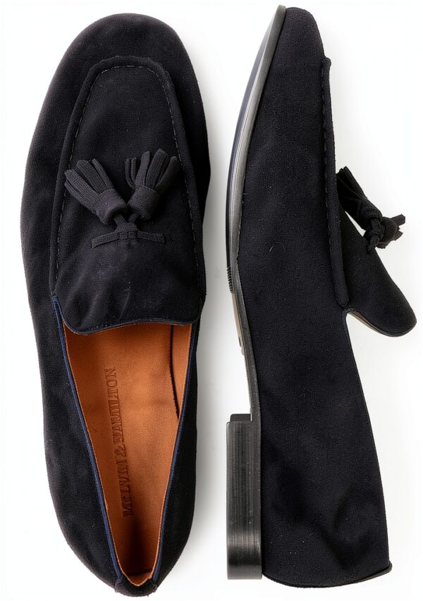 Chaussures bateau Melvin Hamilton cuir veau bleu homme-5