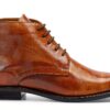Melvin Hamilton Bottes Femme Cuir Main Semelle Rouge-1