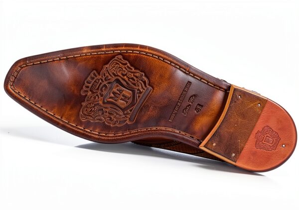 Chaussures en cuir Melvin Hamilton homme marron point carrée-4