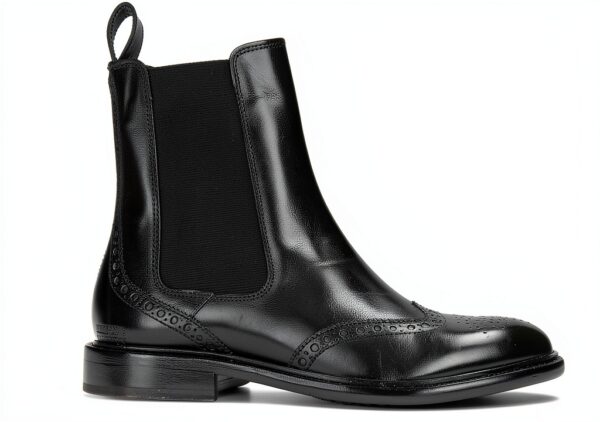 Melvin Hamilton Bottes Femme Cuir Fait Main Noir Bleu Marron-1