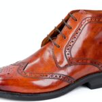 Chaussures Melvin Hamilton cuir main homme noir marron-0