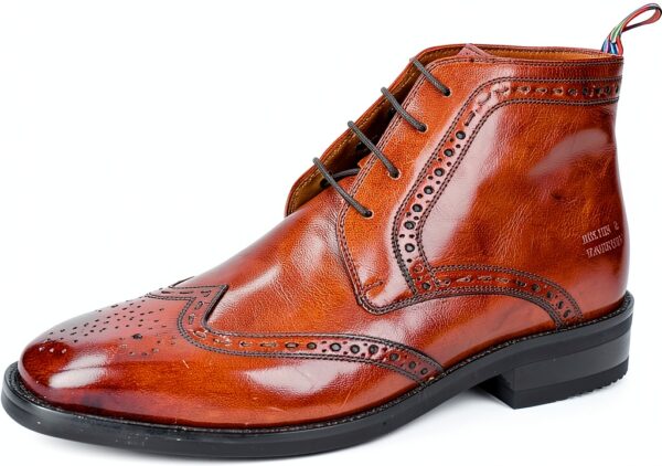 Chaussures Melvin Hamilton cuir main homme noir marron-0