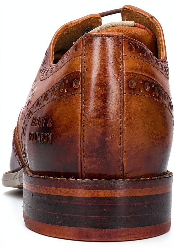 Chaussures en cuir Melvin Hamilton homme marron point carrée-3