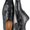 Chaussures Melvin Hamilton cuir main homme noir Oxfords-5