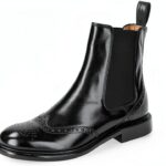 Melvin Hamilton Bottes Femme Cuir Fait Main Noir Bleu Marron-0