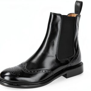 Melvin Hamilton Bottes Femme Cuir Fait Main Noir Bleu Marron-0