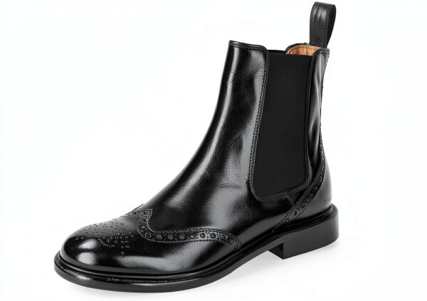Melvin Hamilton Bottes Femme Cuir Fait Main Noir Bleu Marron-0