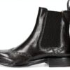 Melvin Hamilton Bottes Femme Cuir Fait Main Noir Bleu Marron-2