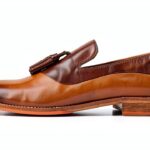 Chaussures homme Melvin Hamilton cuir main marron gris-0