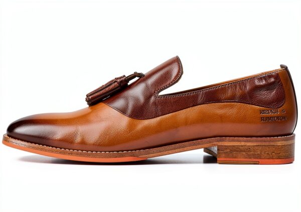Chaussures homme Melvin Hamilton cuir main marron gris-0