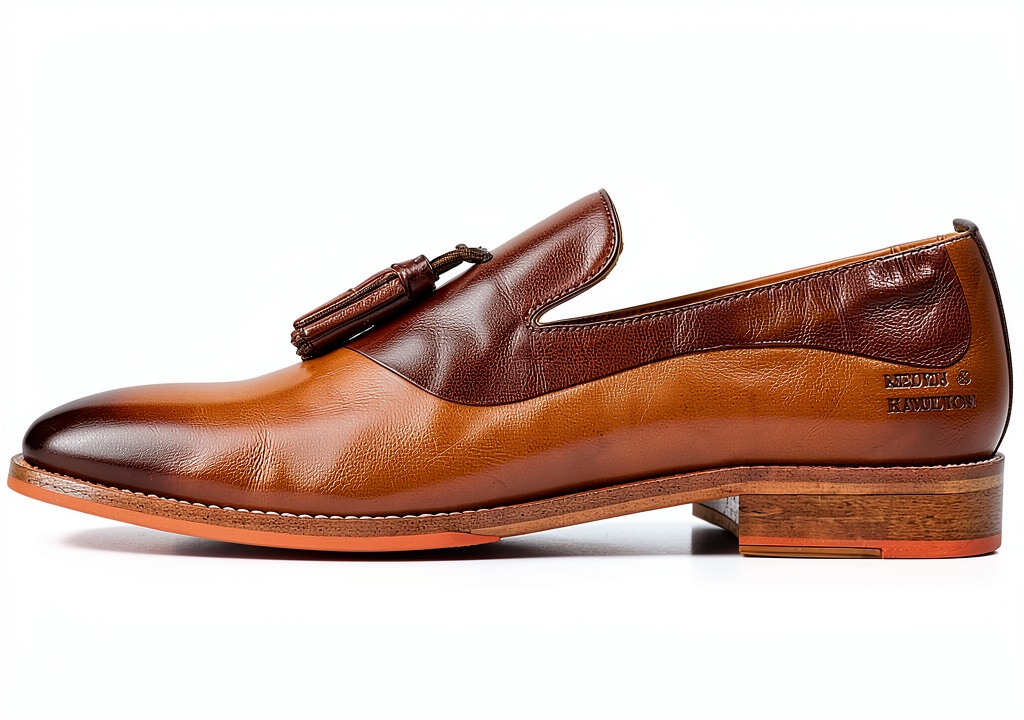 Chaussures Melvin Hamilton en cuir marron sur fond neutre