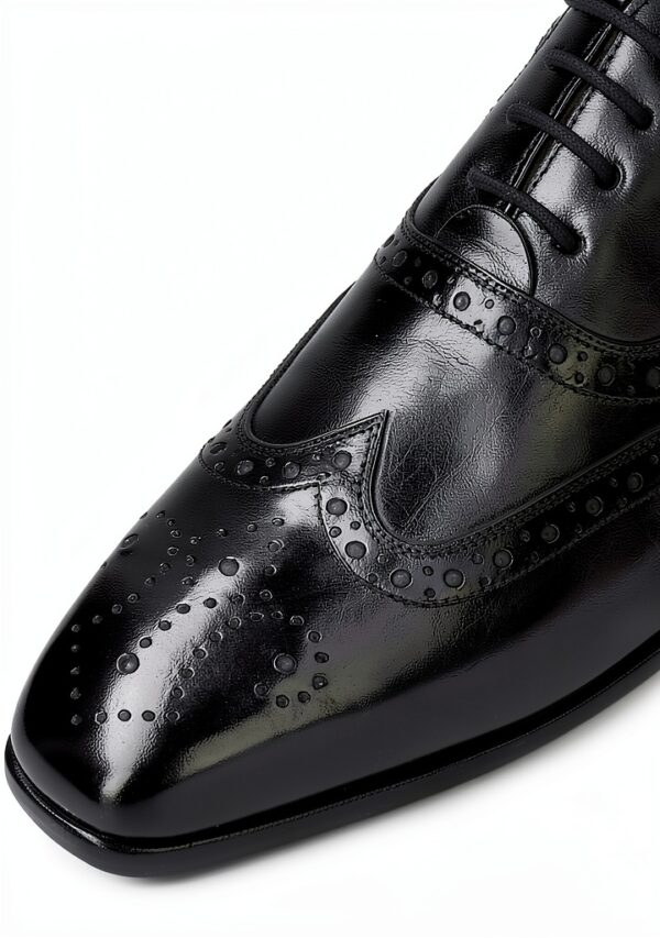 Chaussures Melvin Hamilton cuir main homme noir Oxfords-4