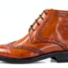 Chaussures Melvin Hamilton cuir main homme noir marron-2