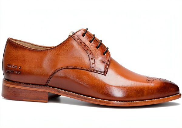 Chaussures Oxford Melvin Hamilton cuir main homme marron-1