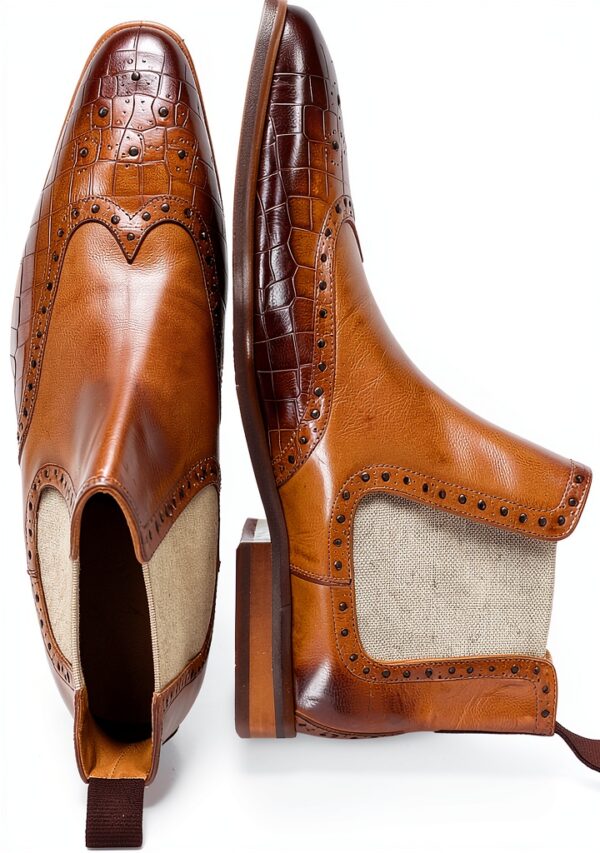 Bottes homme Melvin Hamilton cuir marron fabrication main-5