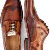 Chaussures en cuir Melvin Hamilton homme marron point carrée-1
