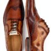 Chaussures en cuir Melvin Hamilton homme marron point carrée-5