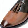 Chaussures Melvin Hamilton cuir main homme gris marron-4