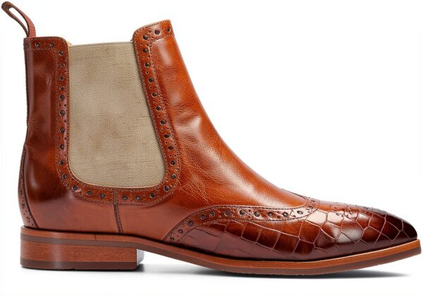 Bottes homme Melvin Hamilton cuir marron fabrication main-6