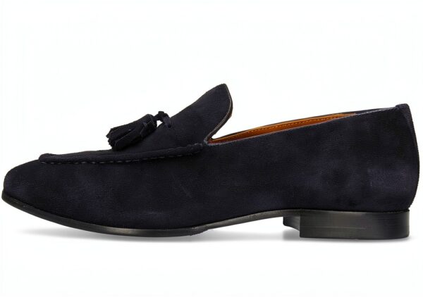 Chaussures bateau Melvin Hamilton cuir veau bleu homme-2