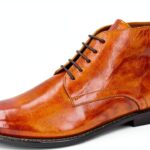 Melvin Hamilton Bottes Femme Cuir Main Semelle Rouge-0