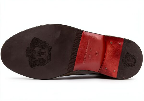 Melvin Hamilton Bottes Femme Cuir Main Semelle Rouge-3
