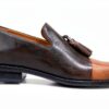 Chaussures Melvin Hamilton cuir main homme gris marron-6