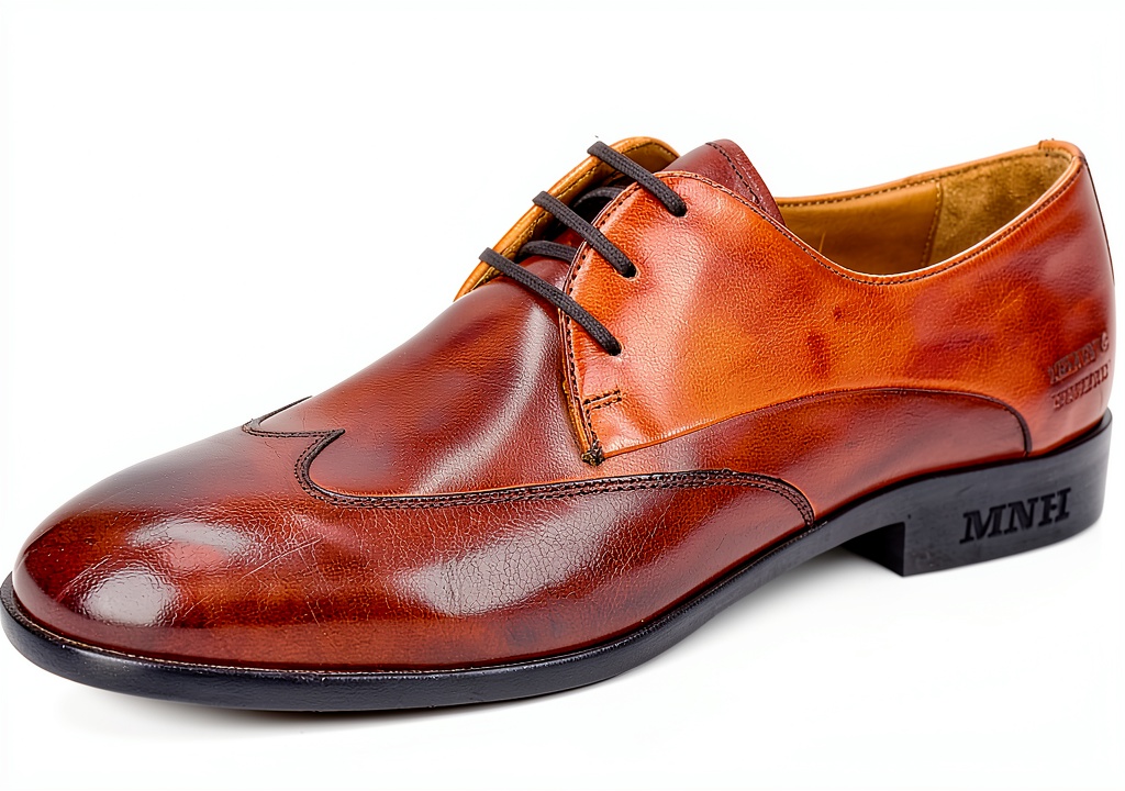 Chaussures homme Melvin Hamilton en cuir marron sur fond neutre