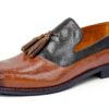 Chaussures Melvin Hamilton cuir main homme gris marron-0