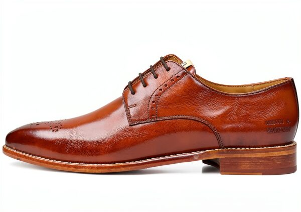 Chaussures Oxford Melvin Hamilton cuir main homme marron-2