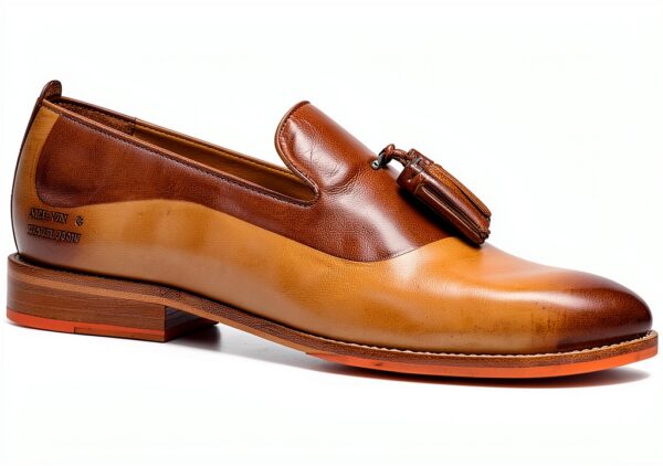 Chaussures homme Melvin Hamilton cuir main marron gris-6