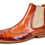 Bottes homme Melvin Hamilton cuir marron fabrication main-0