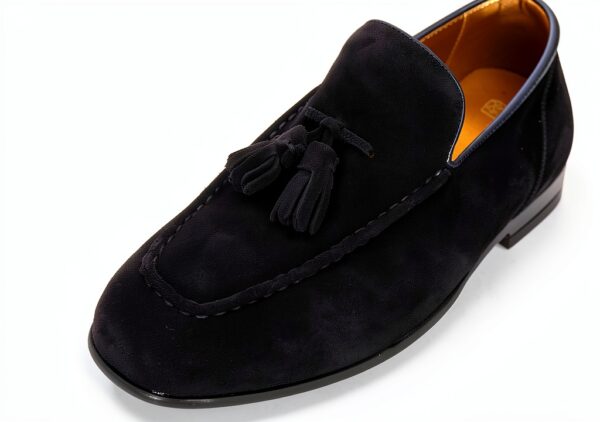 Chaussures bateau Melvin Hamilton cuir veau bleu homme-4