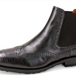 Chaussures homme cuir Melvin Hamilton carré noir-0
