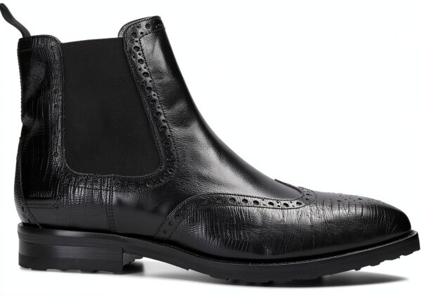 Chaussures homme cuir Melvin Hamilton carré noir-6