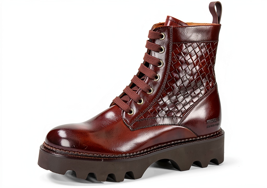 Chaussures femme Melvin & Hamilton en cuir noir sur fond neutre