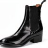 Chaussures femme Melvin Hamilton cuir main noir-0