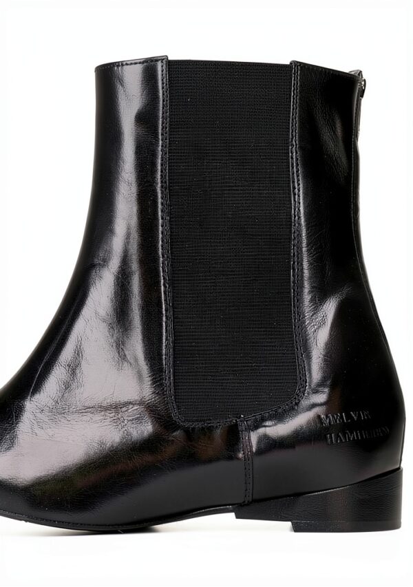 Chaussures femme Melvin Hamilton cuir main noir-4