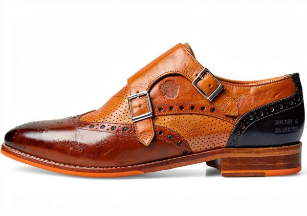 Oxford homme Melvin Hamilton cuir veau noir-2