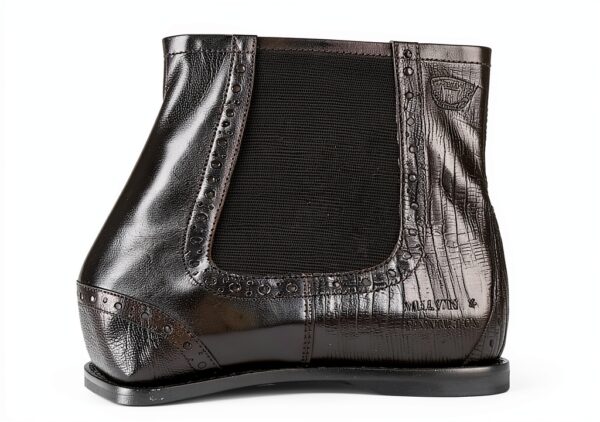 Chaussures homme cuir Melvin Hamilton carré noir-4