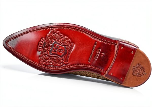 Chaussures homme cuir Melvin Hamilton pointues bleu-4